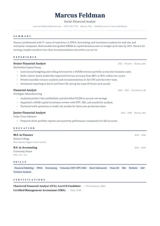 Professional ATS resume template ready to edit in Microsoft Word